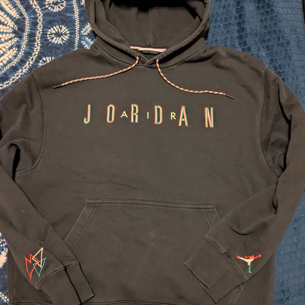 Jordan Nike Sport DNA Fleece Pullover Men's Hoodie Size Large